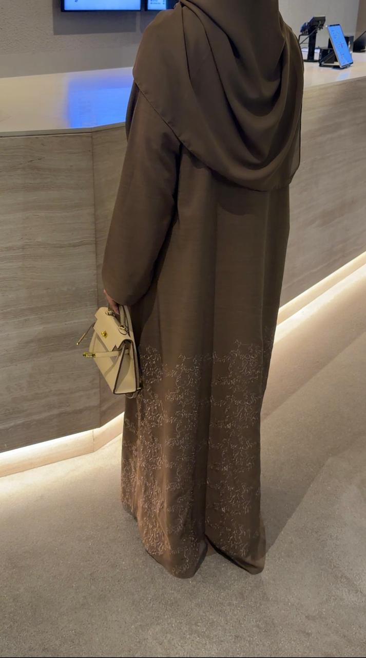 Rimal embroidered Abaya