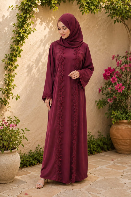Wardah Lace Abaya