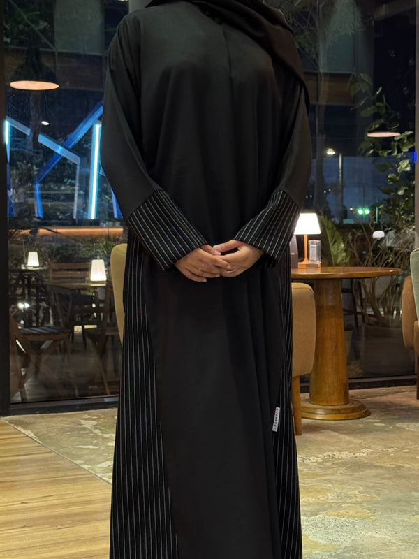 Zahra Pinstripe Abaya