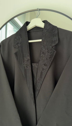Zahra lace abaya
