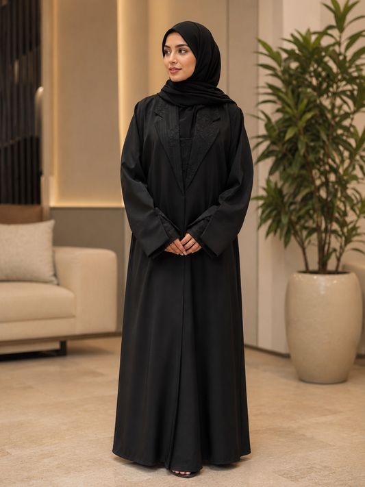 Zahra lace abaya