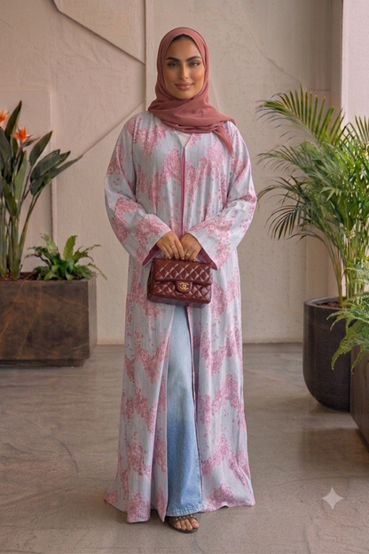 Dusty Rose Abaya